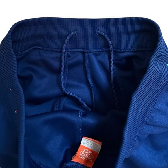 Y2K Revival Retro Nike The Athletic Dept Blue/Green Striped Track Pants Size M - Picture 7 of 8